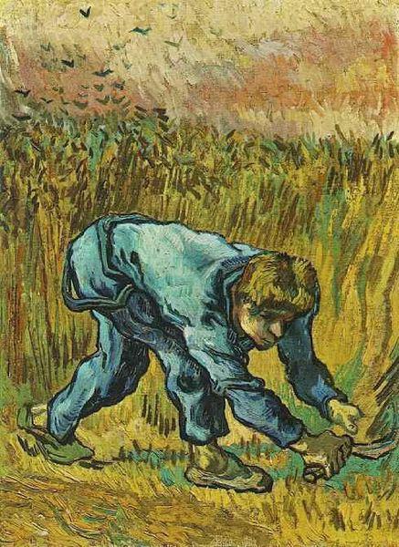 Reaper with Sickle, Vincent Van Gogh